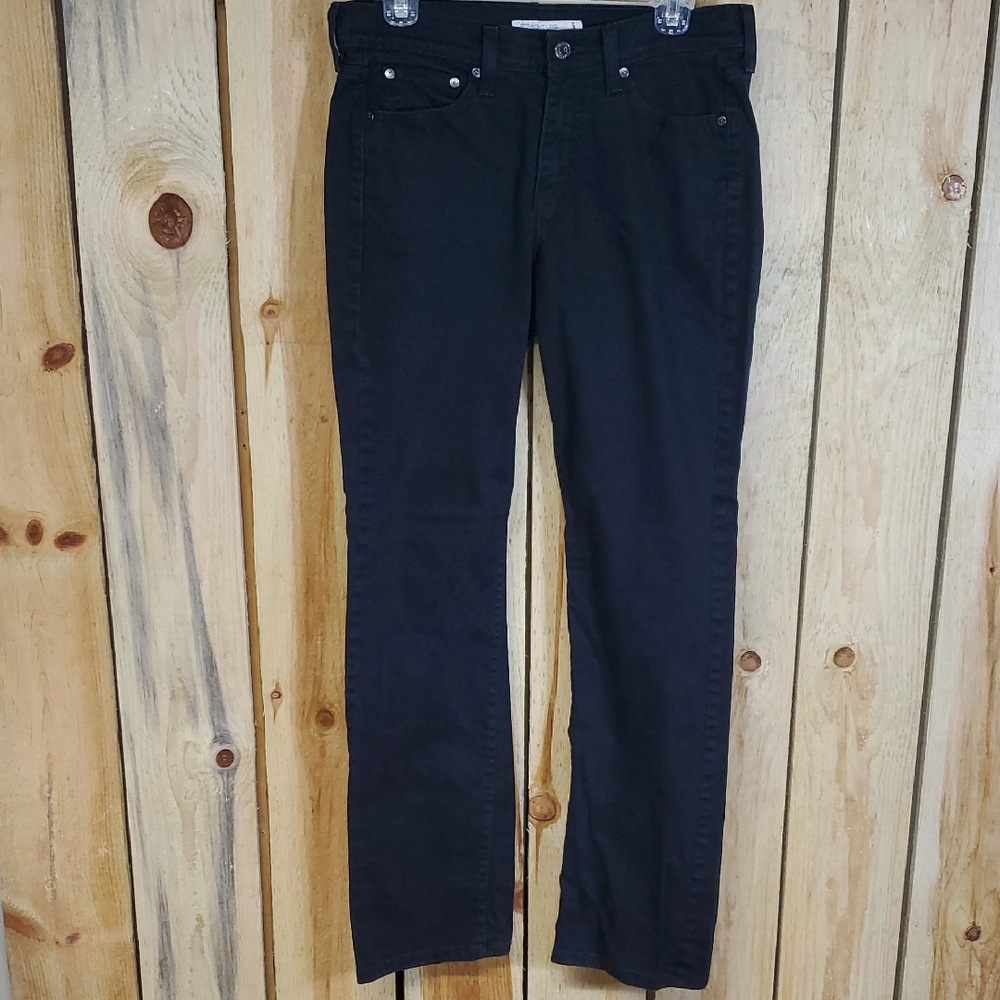 Womens Levis Straight Leg 505 Jeans Size 8Long Black